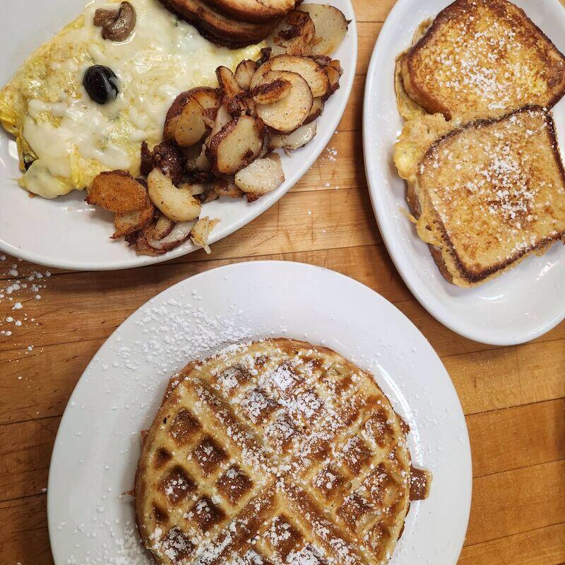 2 EGG BELGIAN WAFFLE COMBO