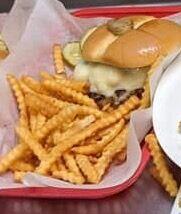 MUSHROOM SWISS BURGER